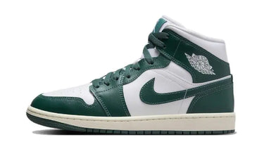 Air Jordan 1 Mid Green Sail Next Step
