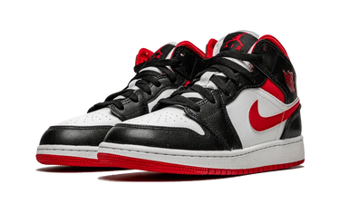 Air Jordan 1 Mid Gym Red Black White Next Step