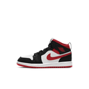 Air Jordan 1 Mid Gym Red Black White (PS)