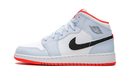 Air Jordan 1 Mid Half Blue Polka Dot Swoosh