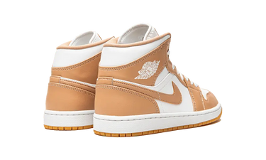 Air Jordan 1 Mid Hemp Tan White Next Step