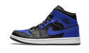 Air Jordan 1 Mid Hyper Royal Tumbled Leather