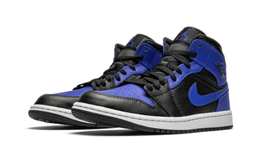 Air Jordan 1 Mid Hyper Royal Tumbled Leather Next Step