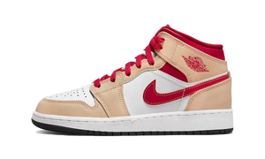 Air Jordan 1 Mid Light Cardinal Curry (GS)