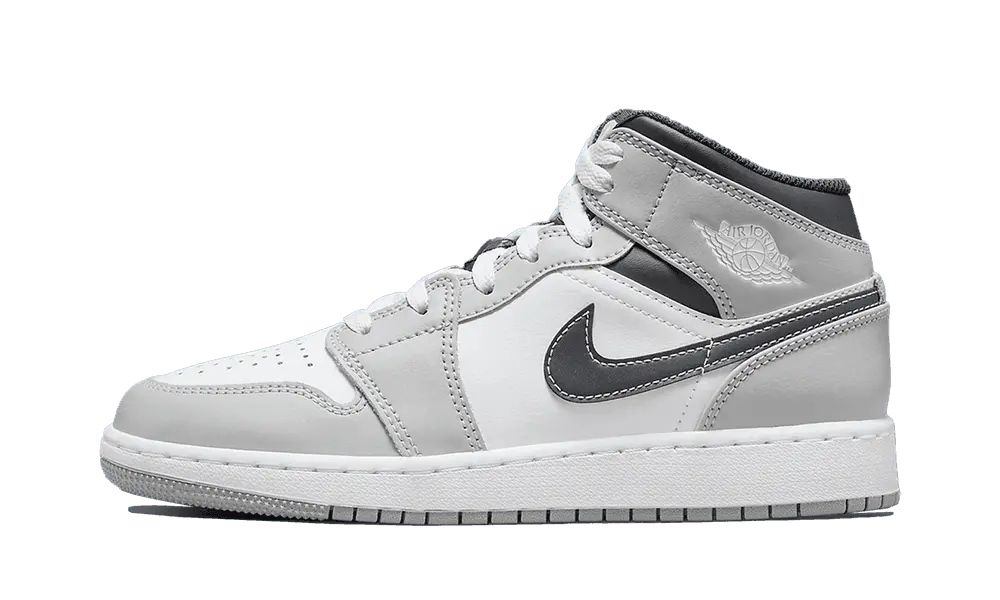 Air Jordan 1 Mid Light Smoke Grey Anthracite Next Step