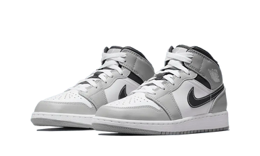 Air Jordan 1 Mid Light Smoke Grey Anthracite Next Step