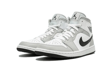 Air Jordan 1 Mid Light Smoke Grey Black (W) Next Step