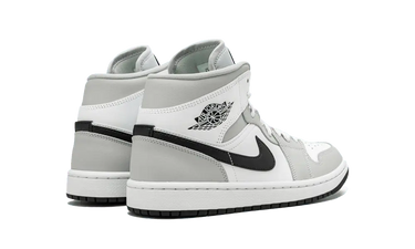 Air Jordan 1 Mid Light Smoke Grey Black (W) Next Step