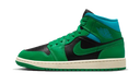 Air Jordan 1 Mid Lucky Green Aquatone