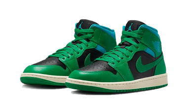 Air Jordan 1 Mid Lucky Green Aquatone Next Step