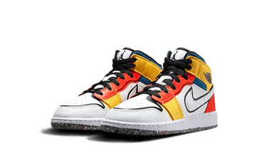 Air Jordan 1 Mid Multi-Color Canvas Next Step