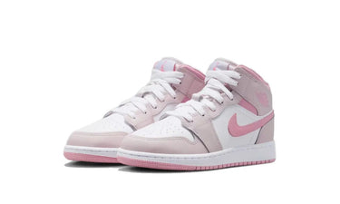 Air Jordan 1 Mid Pearl Pink White (GS) Next Step