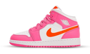 Air Jordan 1 Mid Pinksicle Safety Orange (GS)