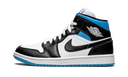 Air Jordan 1 Mid Royal Black and Blue