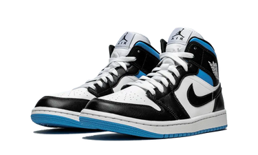 Air Jordan 1 Mid Royal Black and Blue (W) Next Step