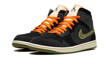 Air Jordan 1 Mid SE Craft Anthracite Light Olive Next Step