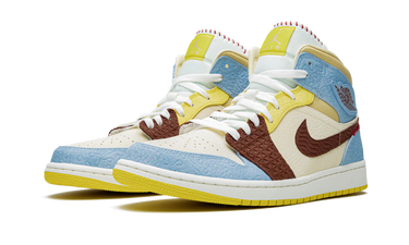 Air Jordan 1 Mid SE Fearless Maison Chateau Rouge Next Step