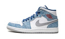 Air Jordan 1 Mid SE French Blue Light Steel