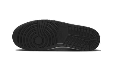 Air Jordan 1 Mid SE Patent Black White Metallic Silver Metallic Gold Next Step