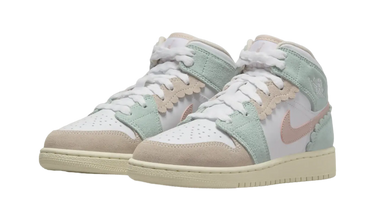 Air Jordan 1 Mid SE Pink Oxford (GS) Next Step