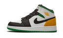 Air Jordan 1 Mid SE White Laser Orange Lucky Green