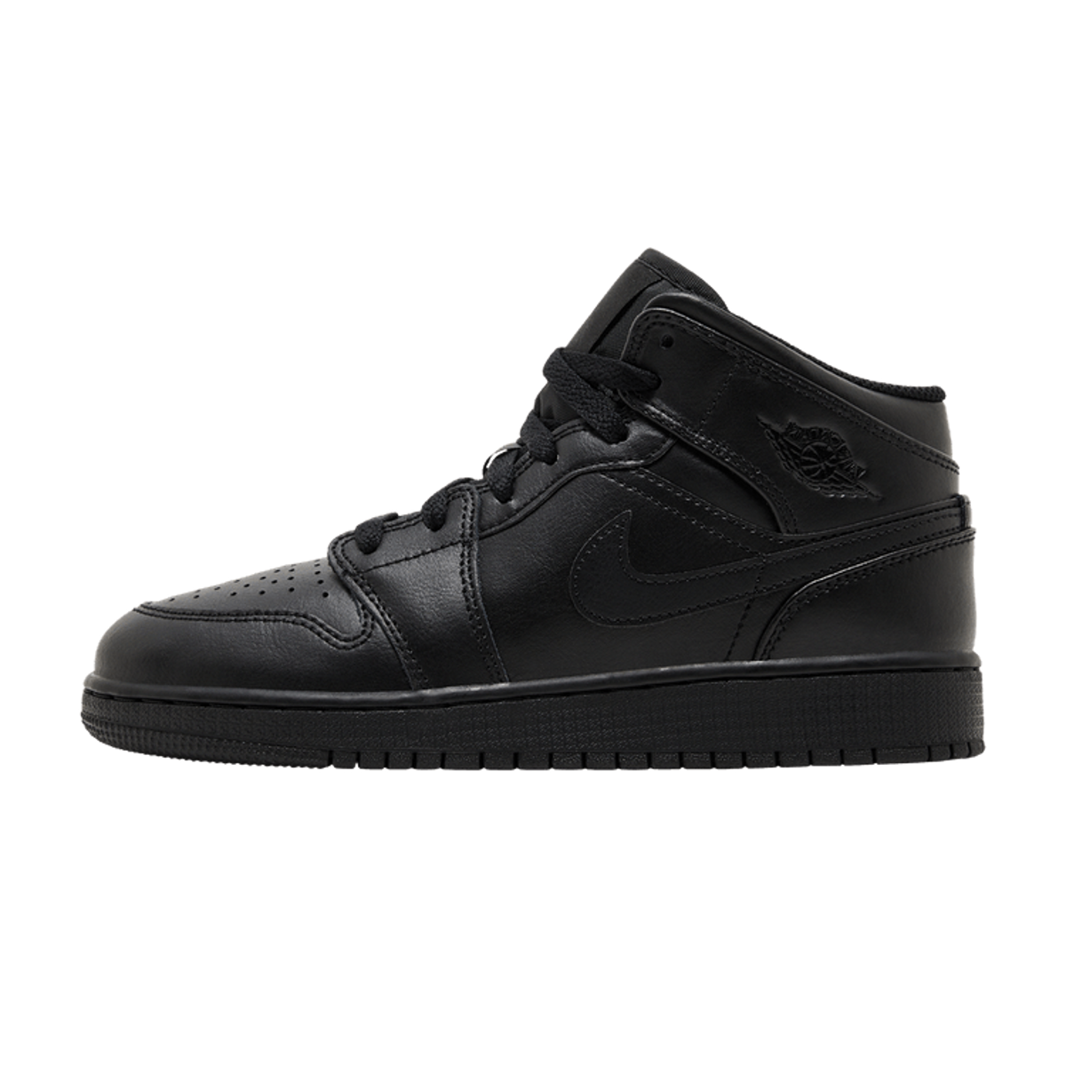 Air Jordan 1 Mid Triple Black (GS)