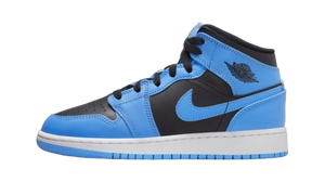 Air Jordan 1 Mid University Blue Black (GS)