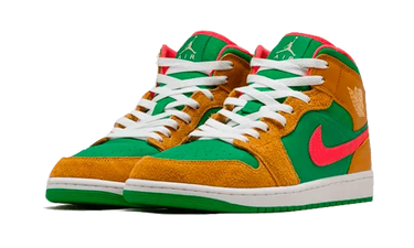 Air Jordan 1 Mid Wheat Watermelon Next Step