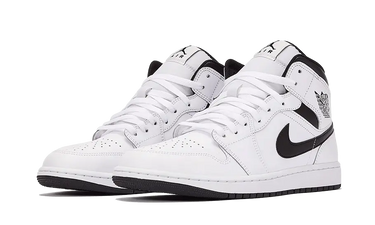 Air Jordan 1 Mid White Black Next Step