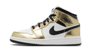 Air Jordan 1 Mid White Metallic Gold