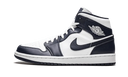 Air Jordan 1 Mid White Metallic Gold Obsidian