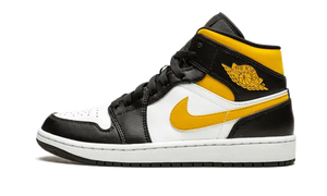 Air Jordan 1 Mid White Pollen Black