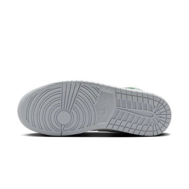 Air Jordan 1 Mid White Pure Platinum Pine Green Next Step