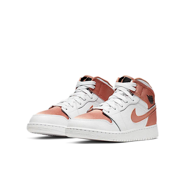 Air Jordan 1 Mid White Rose Gold