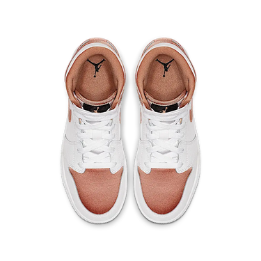 Air Jordan 1 Mid White Rose Gold