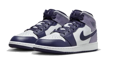 Air Jordan 1 Mid White Sky J Purple Next Step