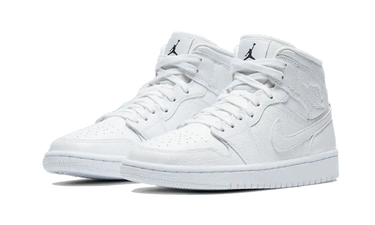 Air Jordan 1 Mid White Snakeskin Next Step