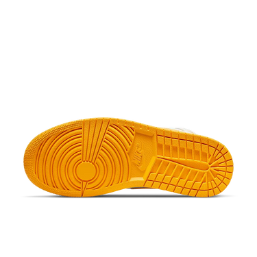 Air Jordan 1 Mid White University Gold