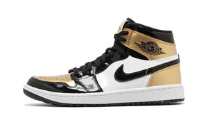 Air Jordan 1 Retro High Golf Patent Gold Toe