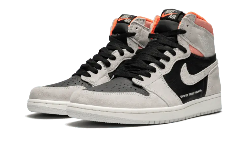 Air Jordan 1 Retro High Neutral Gray Hyper Crimson Next Step
