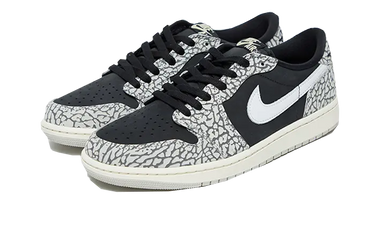 Air Jordan 1 Retro Low OG Black Cement Next Step