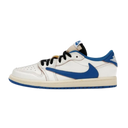 Air Jordan 1 Retro Low OG SP Fragment x Travis Scott Sail Military Blue (PS)