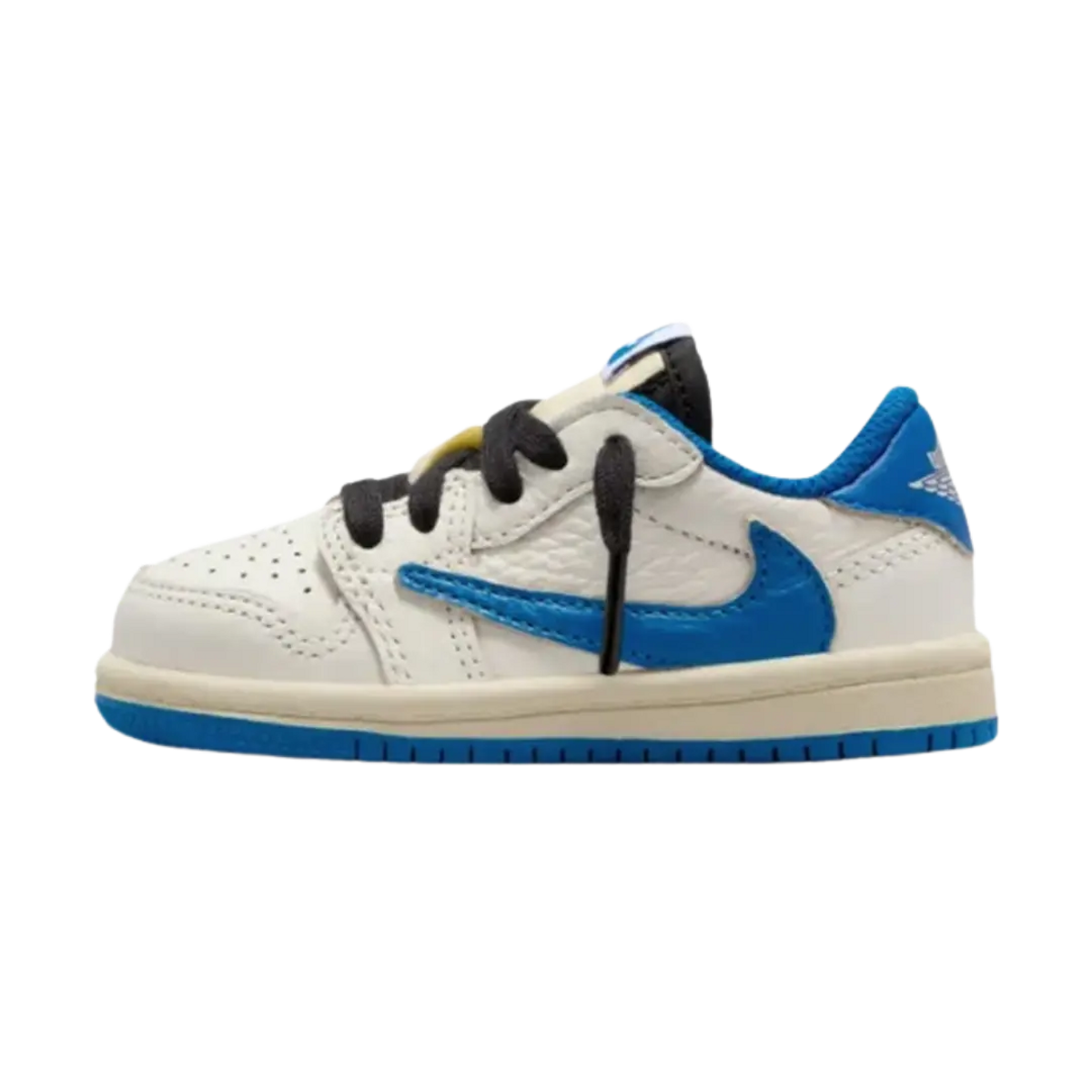 Air Jordan 1 Retro Low OG SP Fragment x Travis Scott Sail Military Blue (TD)