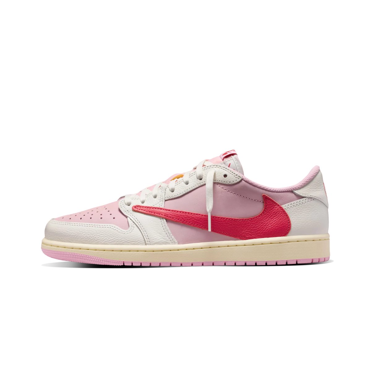 Air Jordan 1 Retro Low OG SP Travis Scott Sail Tropical Pink