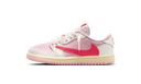 Air Jordan 1 Retro Low OG SP Travis Scott Sail Tropical Pink (PS)