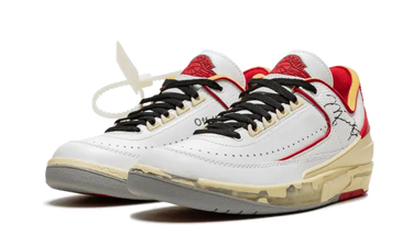 Air Jordan 2 Retro Low SP Off-White White Red Next Step