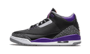 Air Jordan 3 Retro Black Court Purple