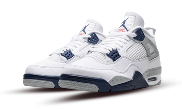Air Jordan 4 Retro White Midnight Navy Next Step
