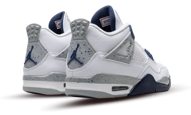 Air Jordan 4 Retro White Midnight Navy Next Step