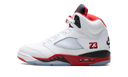 Air Jordan 5 Retro Fire Red Black Tongue (2025)